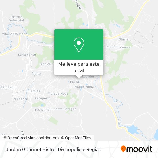 Jardim Gourmet Bistrô mapa