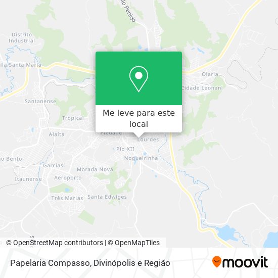 Papelaria Compasso mapa