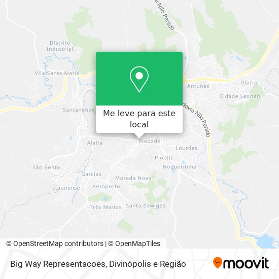 Big Way Representacoes mapa