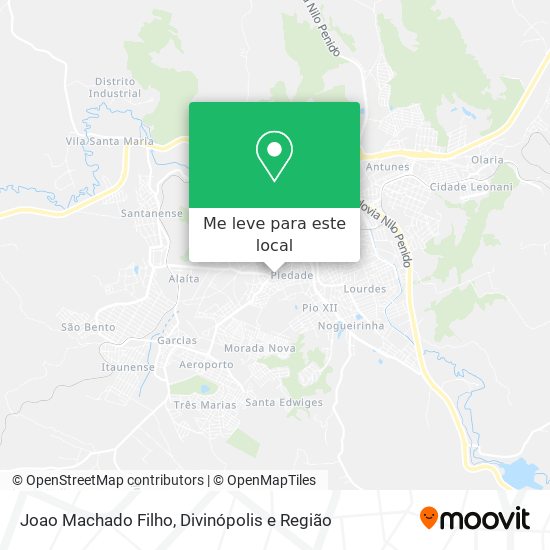 Joao Machado Filho mapa