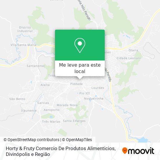 Horty & Fruty Comercio De Produtos Alimenticios mapa