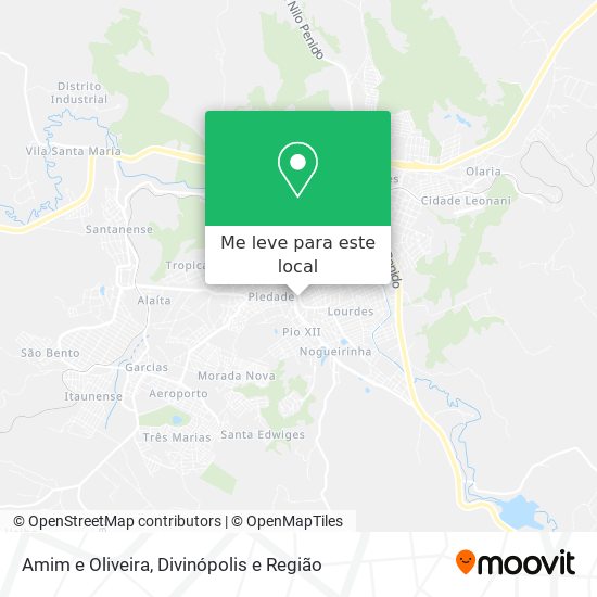 Amim e Oliveira mapa