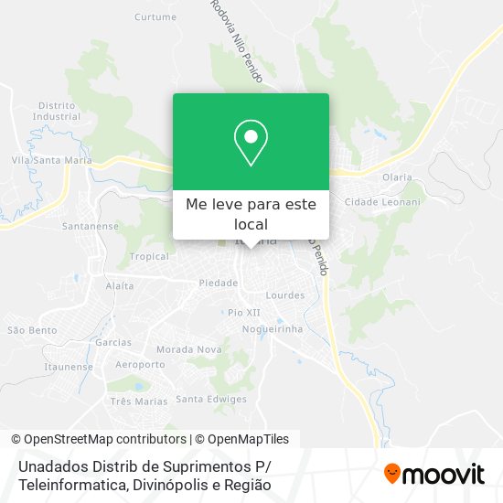 Unadados Distrib de Suprimentos P/ Teleinformatica mapa