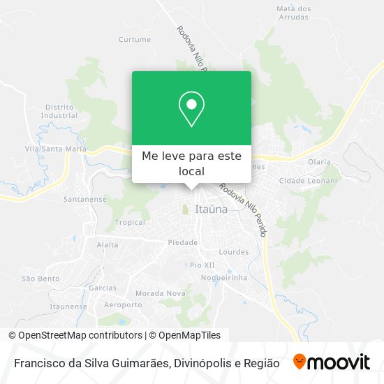Francisco da Silva Guimarães mapa