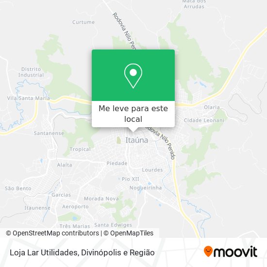Loja Lar Utilidades mapa