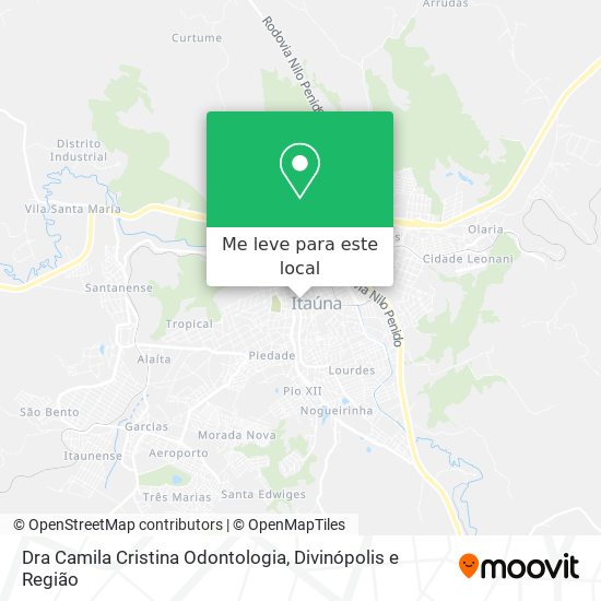 Dra Camila Cristina Odontologia mapa