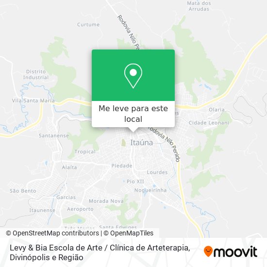 Levy & Bia Escola de Arte / Clínica de Arteterapia mapa