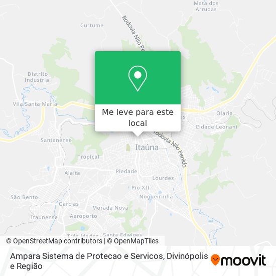 Ampara Sistema de Protecao e Servicos mapa