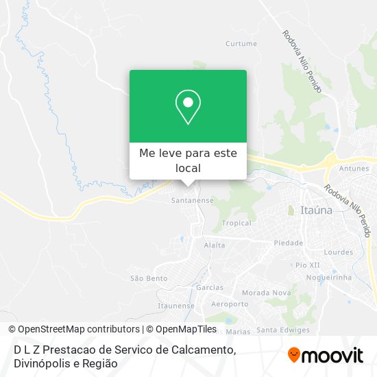 D L Z Prestacao de Servico de Calcamento mapa