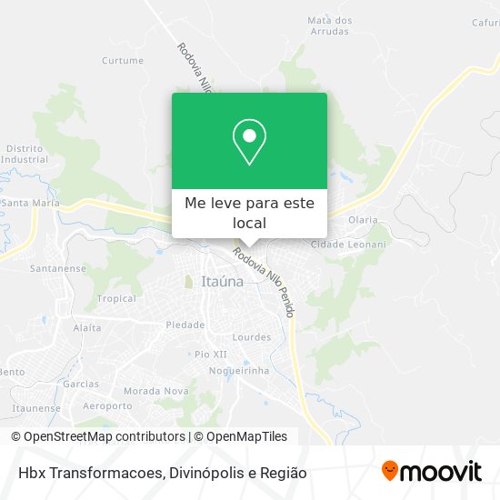 Hbx Transformacoes mapa