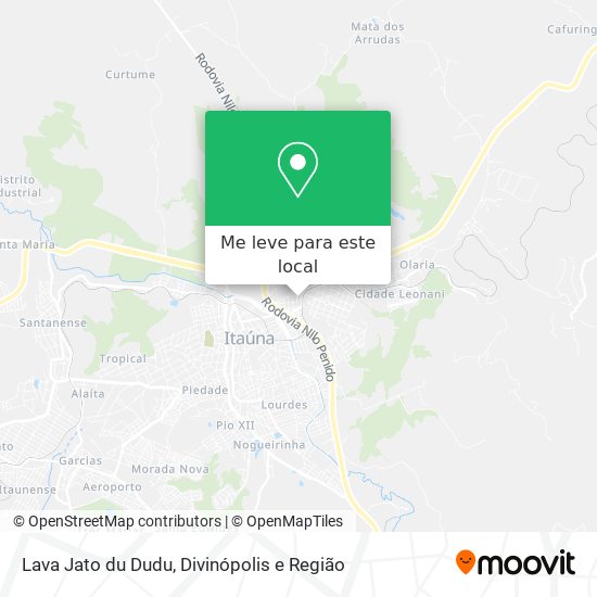 Lava Jato du Dudu mapa