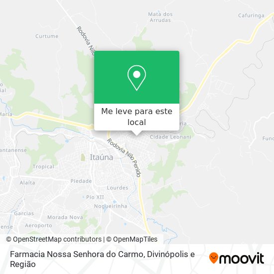 Farmacia Nossa Senhora do Carmo mapa