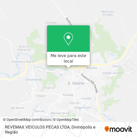 REVEMAX VEICULOS PECAS LTDA mapa