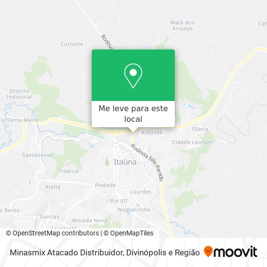 Minasmix Atacado Distribuidor mapa