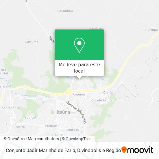 Conjunto Jadir Marinho de Faria mapa