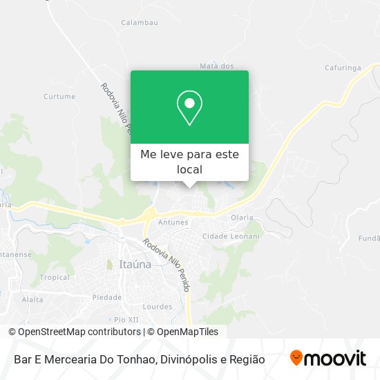 Bar E Mercearia Do Tonhao mapa