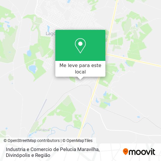 Industria e Comercio de Pelucia Maravilha mapa