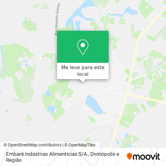 Embaré Indústrias Alimentícias S / A. mapa
