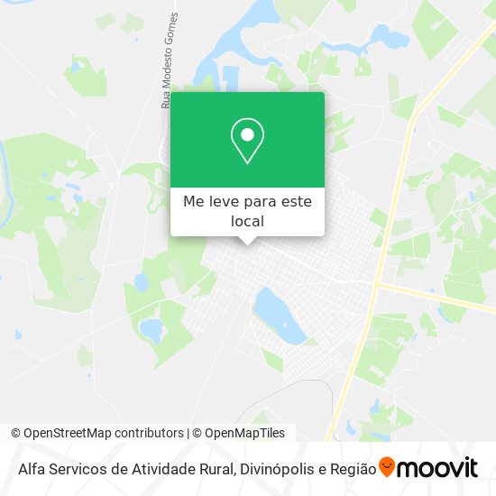 Alfa Servicos de Atividade Rural mapa