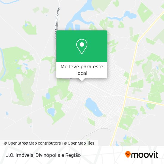 J.O. Imóveis mapa