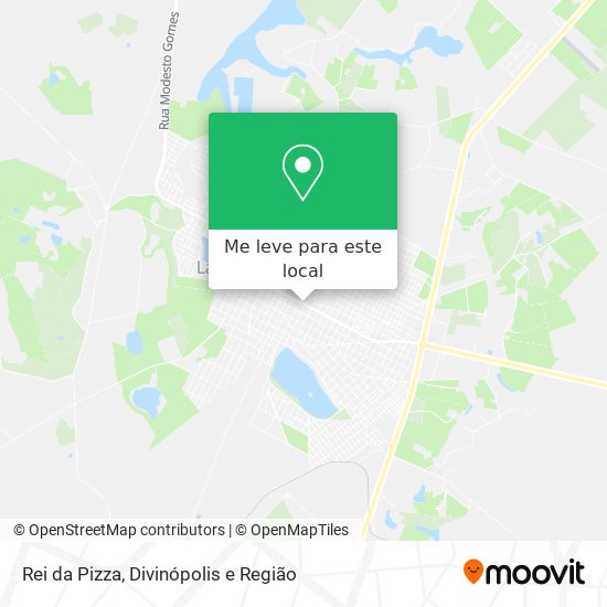 Rei da Pizza mapa