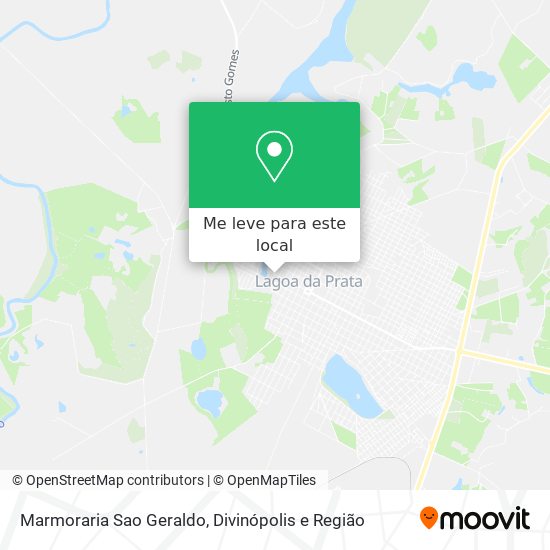 Marmoraria Sao Geraldo mapa