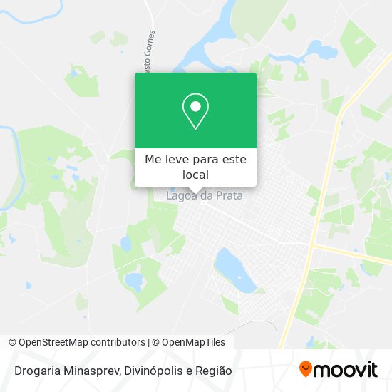 Drogaria Minasprev mapa
