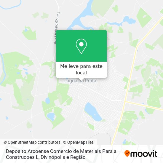 Deposito Arcoense Comercio de Materiais Para a Construcoes L mapa