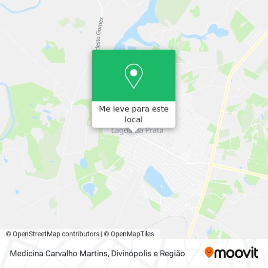Medicina Carvalho Martins mapa