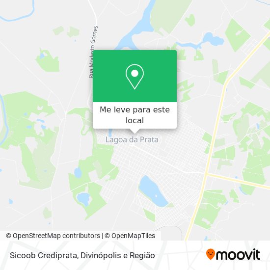 Sicoob Crediprata mapa