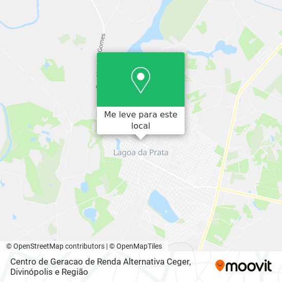 Centro de Geracao de Renda Alternativa Ceger mapa
