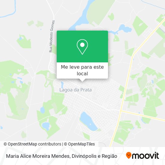 Maria Alice Moreira Mendes mapa
