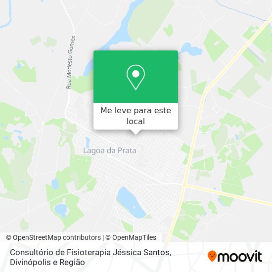 Consultório de Fisioterapia Jéssica Santos mapa