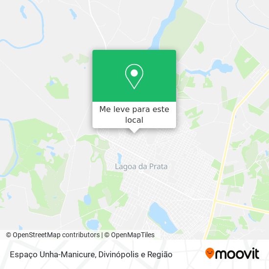 Espaço Unha-Manicure mapa