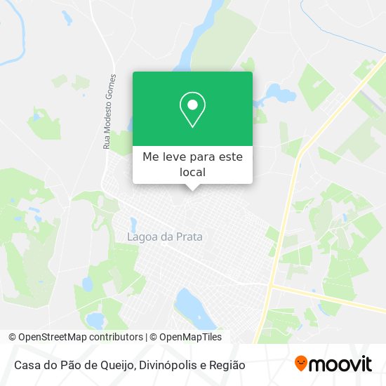 Casa do Pão de Queijo mapa