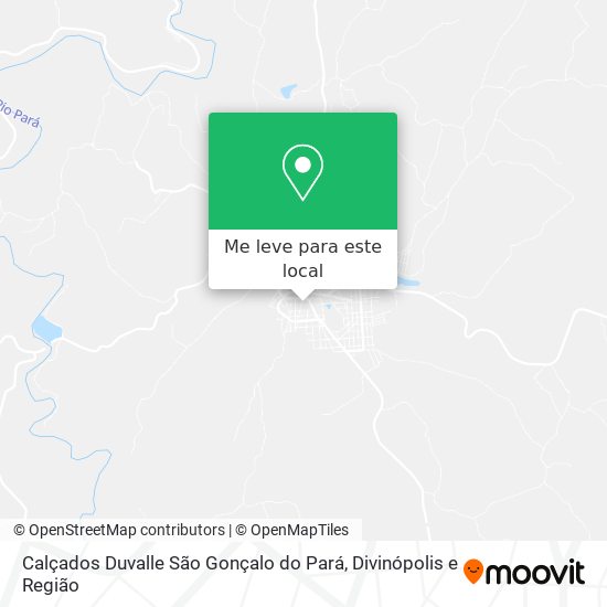 Calçados Duvalle São Gonçalo do Pará mapa