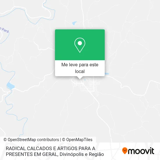 RADICAL CALCADOS E ARTIGOS PARA A PRESENTES EM GERAL mapa