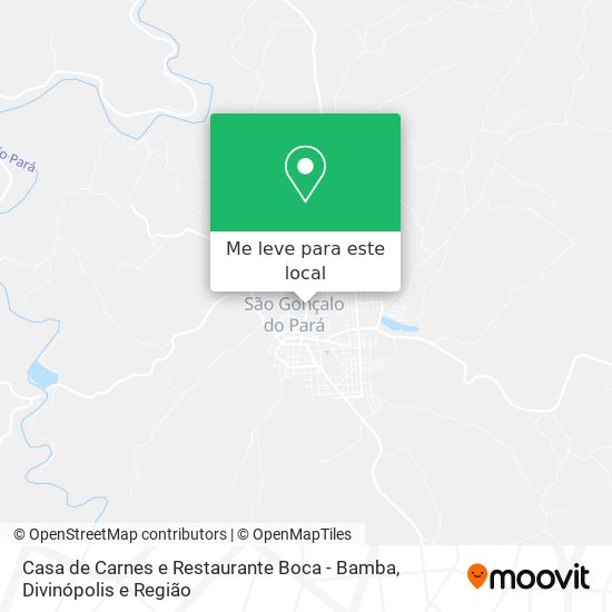 Casa de Carnes e Restaurante Boca - Bamba mapa