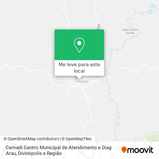 Cemadi Centro Municipal de Atendimento e Diag Arau mapa