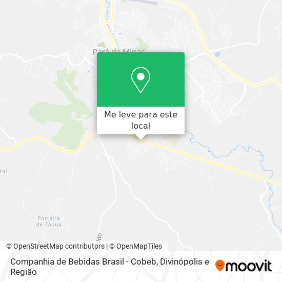Companhia de Bebidas Brasil - Cobeb mapa