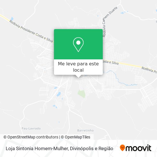 Loja Sintonia Homem-Mulher mapa