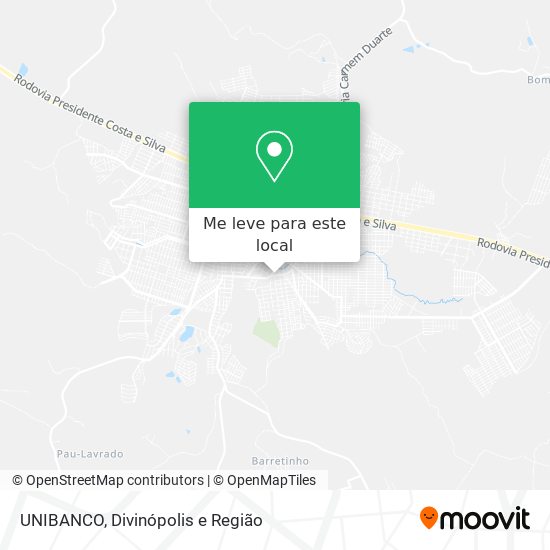 UNIBANCO mapa