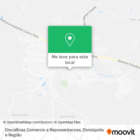 Discalbras Comercio e Representacoes mapa