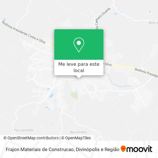 Frajon Materiais de Construcao mapa