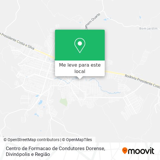 Centro de Formacao de Condutores Dorense mapa