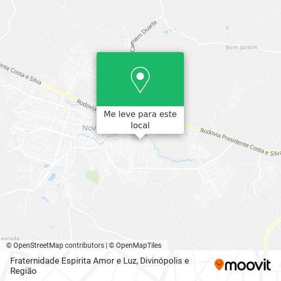 Fraternidade Espirita Amor e Luz mapa