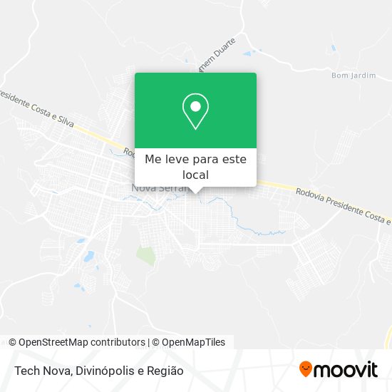 Tech Nova mapa