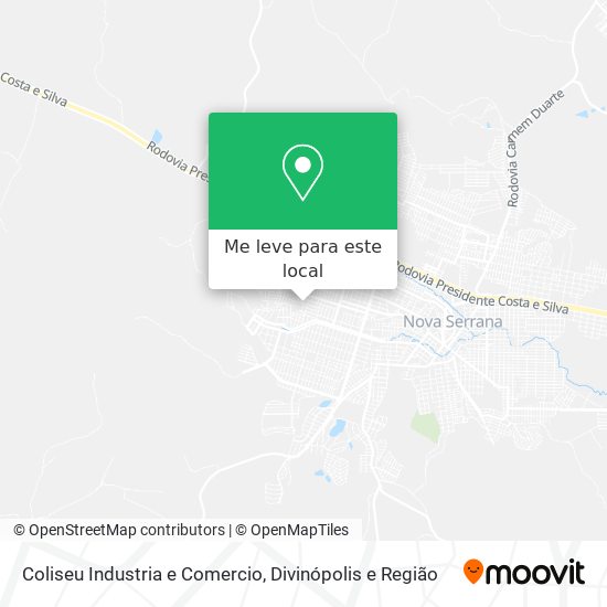 Coliseu Industria e Comercio mapa
