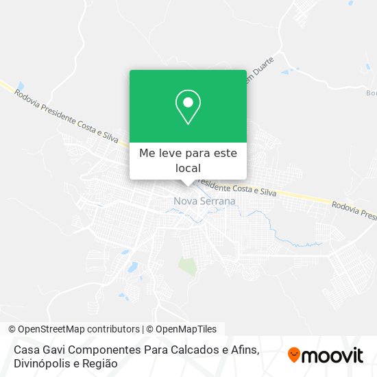 Casa Gavi Componentes Para Calcados e Afins mapa