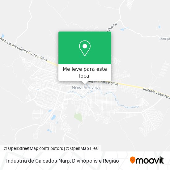 Industria de Calcados Narp mapa